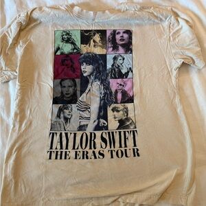Taylor Swift Cream Graphic Tee - The Eras Tour